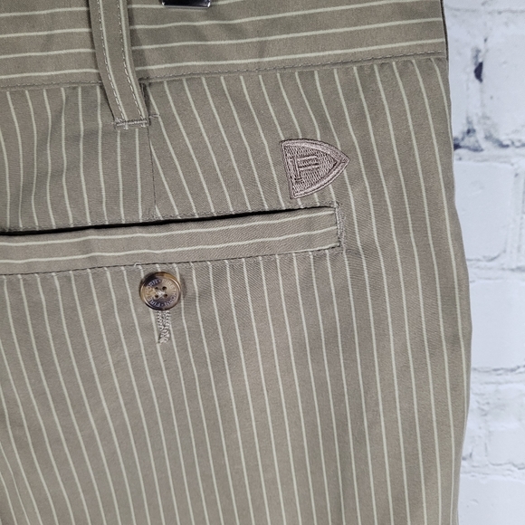 FIRETHORN | pinstripe flat front shorts - Picture 5 of 7